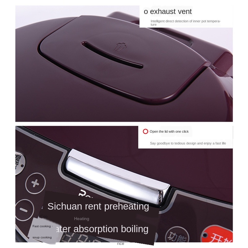 Smart Electric Rice Cooker 5L Electric Rice Cooker Household Multi-Function Electric Rice Cooker Small Household Appliances