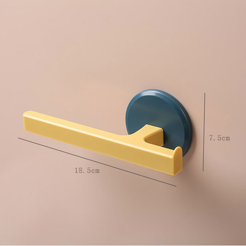 Self-adhesive Towel Holder Rack Wall Mounted Towel Hanger Bathroom Towel Bar Shelf Roll Holder Hanging Hook Bathroom Organizer