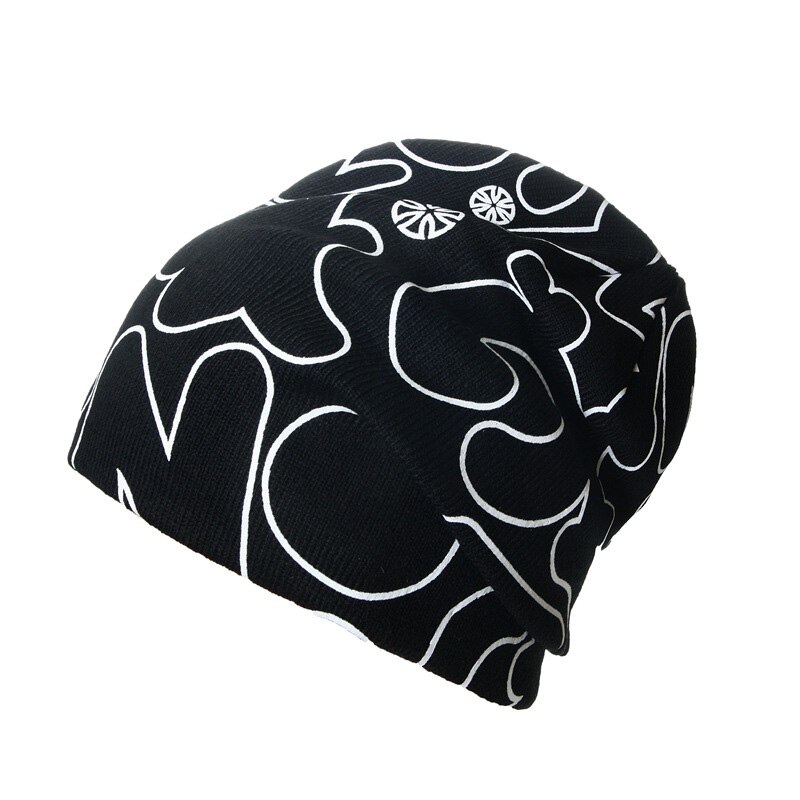 Gorros de invierno Camo Anti-terrorista para hombres y mujeres, gorros tejidos, gorros, gorros, Polar, Polar, cálido, para esquiar, Hip Hop, Beanie de calavera: Black