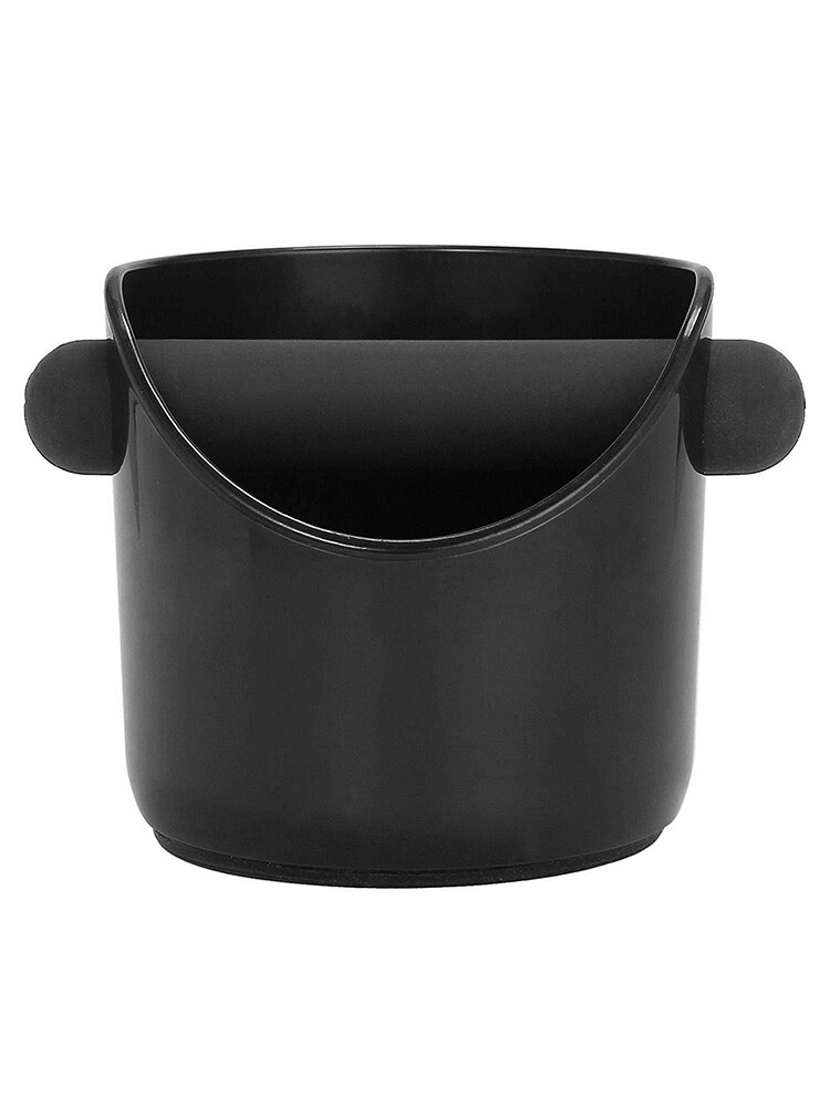Knocking Box And Dump Slag Bucket Coffee Grind Knock Bar Coffee Bin Coffee Grounds Bucket Black