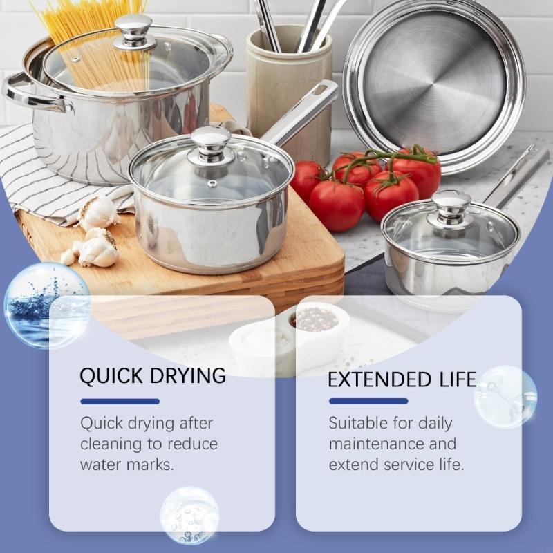 Rustfrit stål polermiddel 100ml rengøringsmiddel til vaske og ovne praktisk køkkenapparatrens 203f