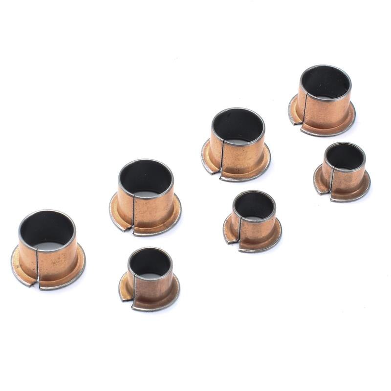 5 stk indre diameter 6 8 10 12mm sf -1f flensende selvsmørende pilsner oljefri foringshylse høyde 5-10mm