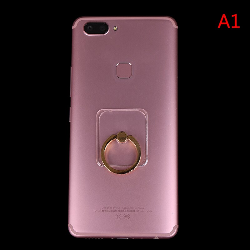Xiaoxianxian 3 stuks mobiele telefoonringen met 3 ijzeren stukken 1 kaartstift, 360° rotatie, smartphonestandaard voor magnetisch, ultradun, voor alle smartphones (3 zwart
