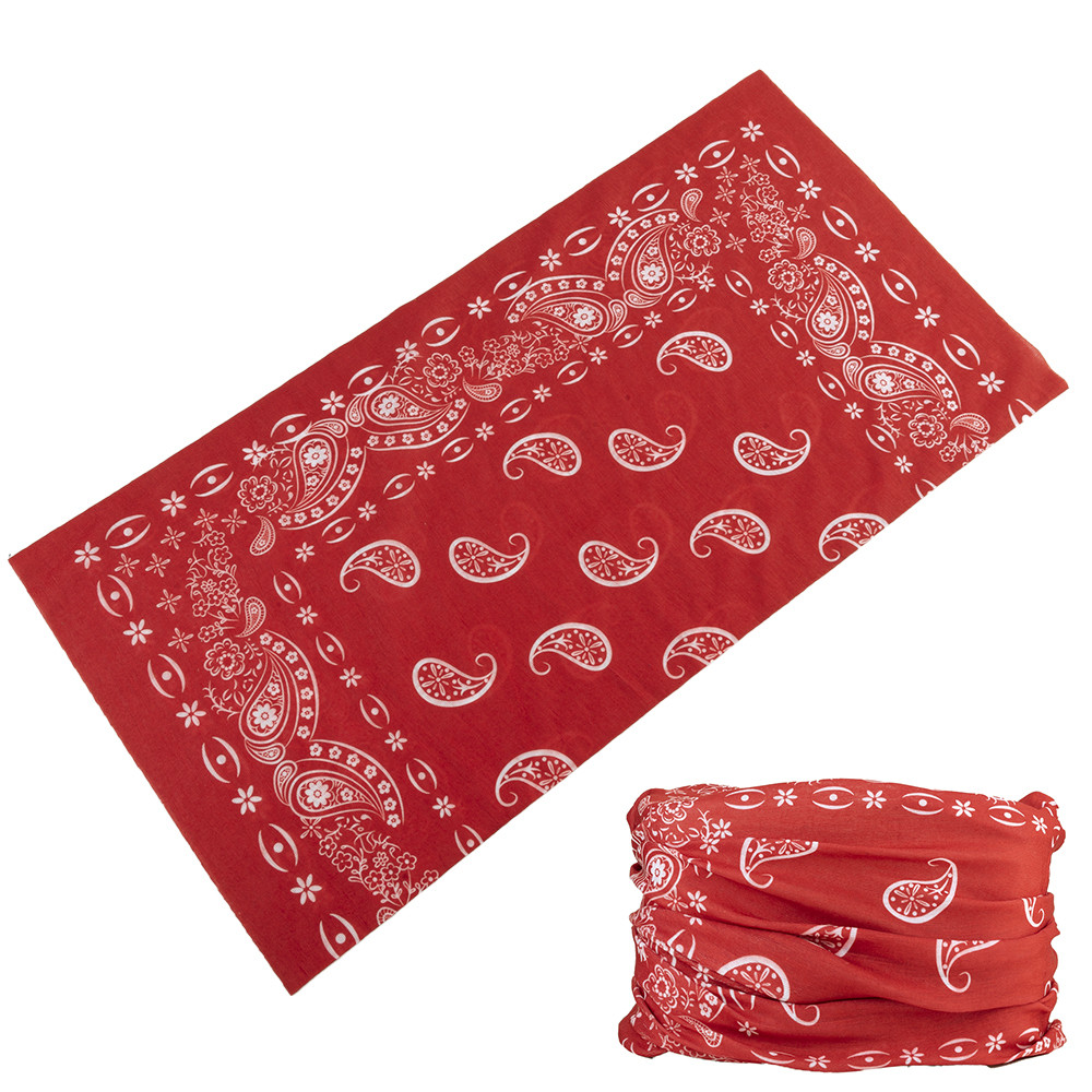 Paisley Magic Seamless Bandanas Women Men Sports Headband Outdoor Head Scarf For Female Male Buffs Face Shield: Dark Khaki