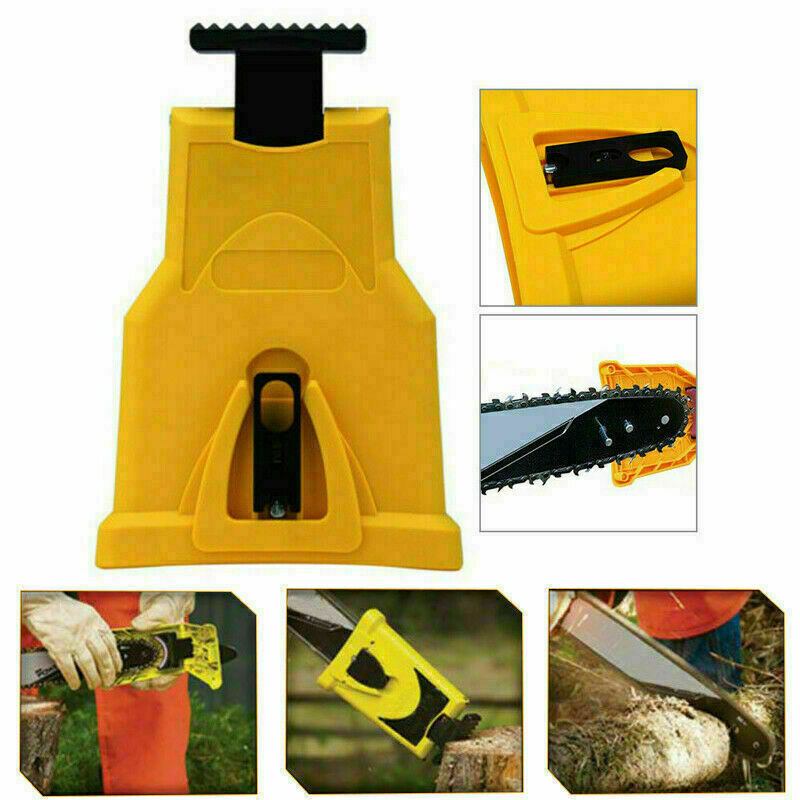 Teeth Sharpener Saw Chain Sharpener Bar-Mounted Fast Grinding Electric Power Chainsaw Chain Sharpener Woodworking Tools