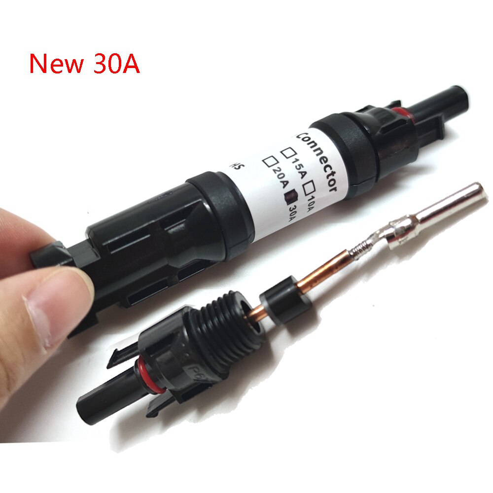 10A 15A 20A 30A Solar DC Diode Plug Connector For PV System Solar panel Parallel Connection protection: New 30A