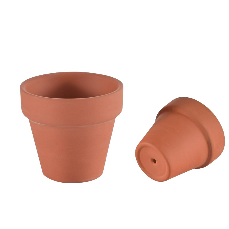 60 uds Mini maceta de terracota de 1,8 ", macetero de cerámica de arcilla, macetas de terracota para vivero de flores de Cactus, con orificio de drenaje, recuerdo de boda