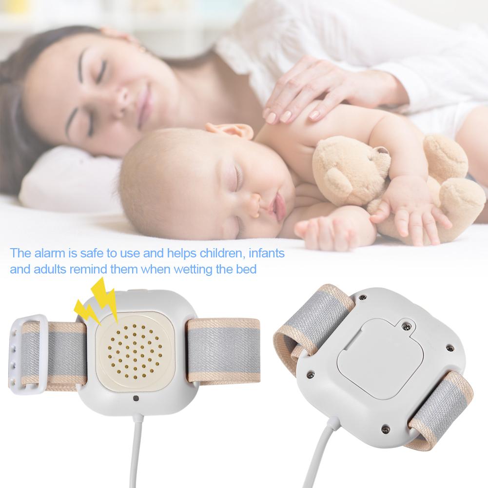 Professionele Arm Slijtage Bedplassen Sensor Alarm Voor Baby Peuter Volwassenen Zindelijkheidstraining Natte Herinnering Slapen Enuresis Gewone