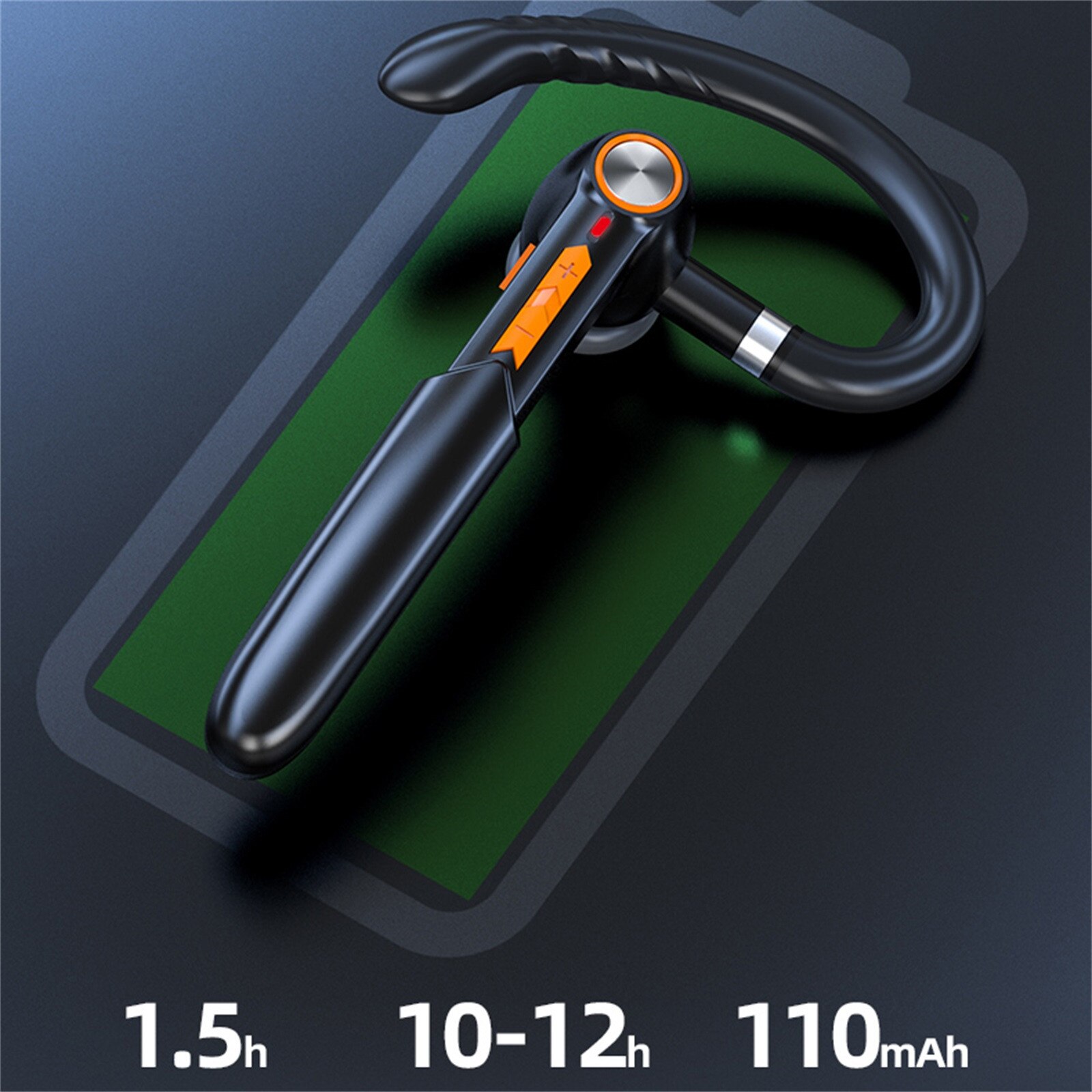 Earphones Business Bluetooth Headset 5.0, Clear Sound, Suitable For Business/Exercise For All Phones