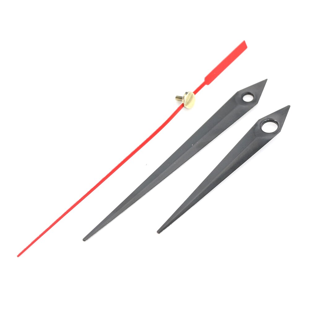 5 Sets DIY Wall Clock Repair Tool Red Black Hands Quartz Clock Movement Mechanism Parts Kit Replacement Essential Tools