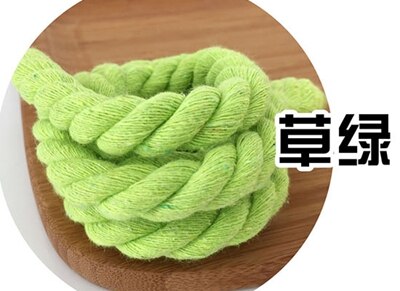 8mm drei-strang farbe baumwolle seil twist bündel seil kordelzug seil tasche dekorative seil diy zubehör: grass green