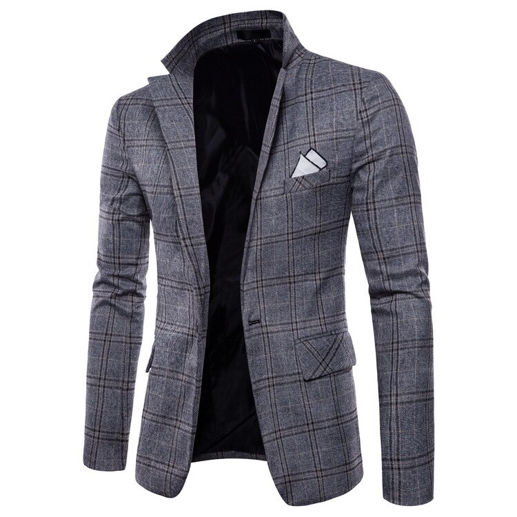 Blazer homme veste Style britannique hommes loisirs affaires costume personnalité mâle vêtements de