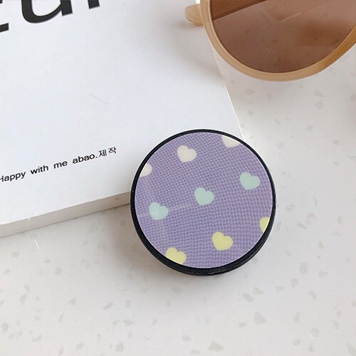 Luxury Love Heart Stars Foldable Phone Stand Holders For Smartphones and Tablets Mobile Phone Universal Finger Ring Holder: 3