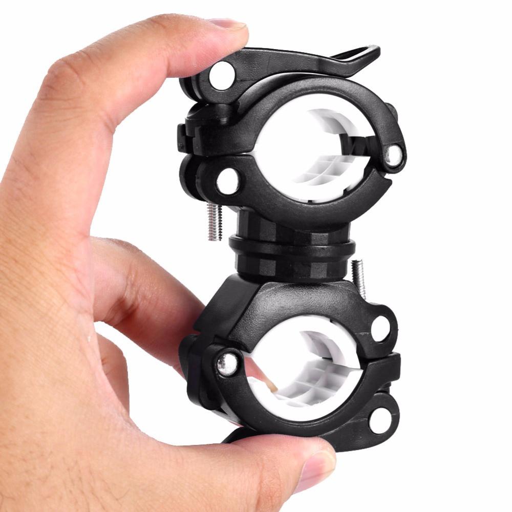 360 grad Drehung Einstellbar Fahrrad Vorderseite Lampe Halterung Taschenlampe Halfter Fahrrad Lenker schnell Freisetzung Licht Halterung Klemme Clip