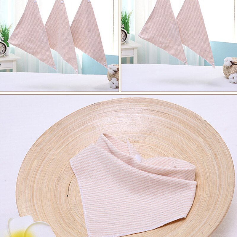 bambino Bavaglini Triangolo di Alta Qualità di Cotone Morbido beige A Righe di Stampa Del bambino Bandana bavaglini dribblare Bavaglini