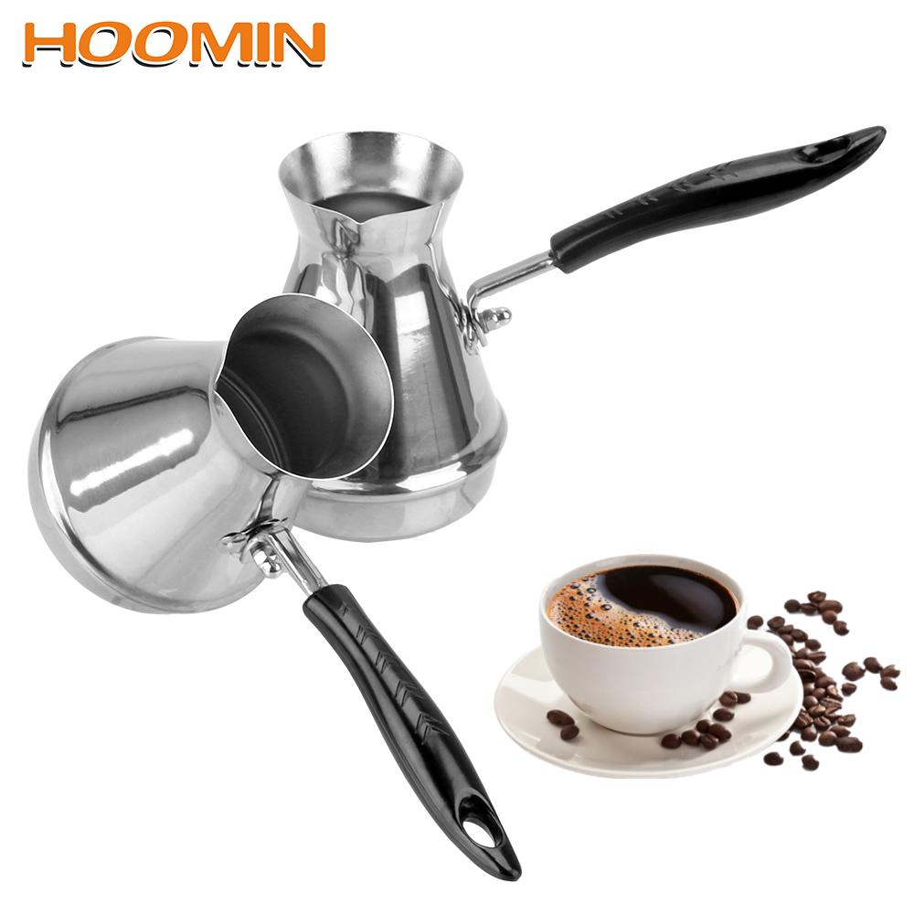 Moka marmite à café turque en acier inoxydable, ustensiles de cuisine à Long manche