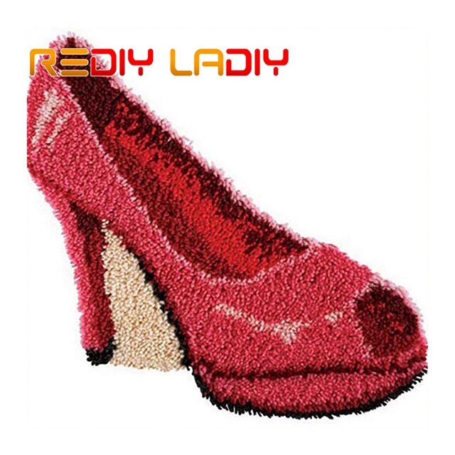 Haakpatroon tapijtpakketten, zuurstokken, liefde, doe-het-zelf, haken, tapijt, kleed, 100%  acrylgaren, kussen, mat, tapijt, jaar, decoratie, kunst en knutselen: Zd392