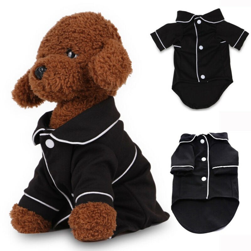Pijama de algodón para perro mascota cálido, ropa para cachorros y gatos, mono, abrigo, ropa de disfraz para perros pequeños y medianos