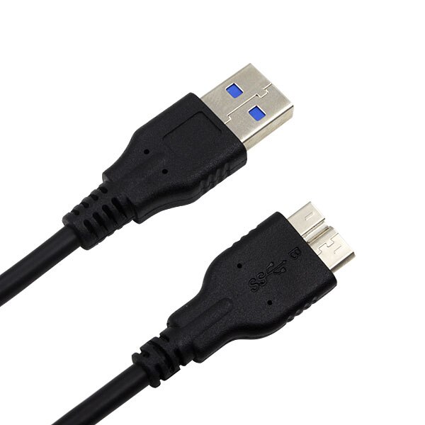 30CM USB PC Data Cable Cord For Transcend 2 TB StoreJet Hard Drive TS2TSJ25M3