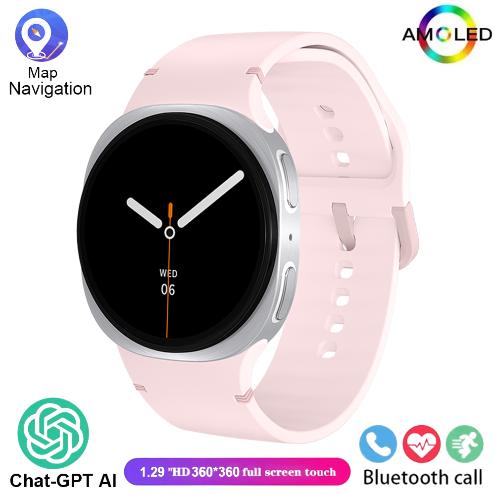 GPS AMOLED Mini nuovo originale Smart Watch uomo salute sport frequenza cardiaca chiamata Bluetooth impermeabile 8 Smartwatch da uomo: verde