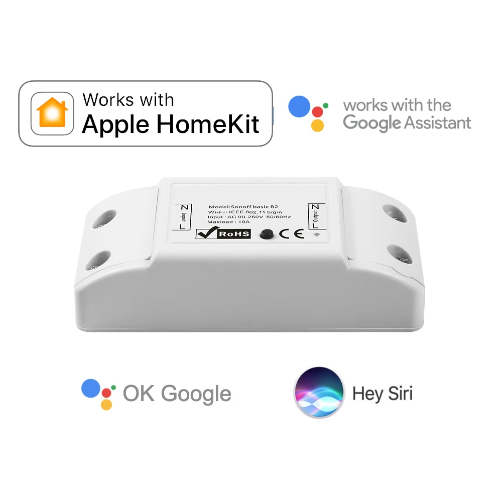 Switch Smart Home For Apple HomeKit WiFi Siri Google Assistant Voice Control Domotic Automation Socket Light Schedule Basic