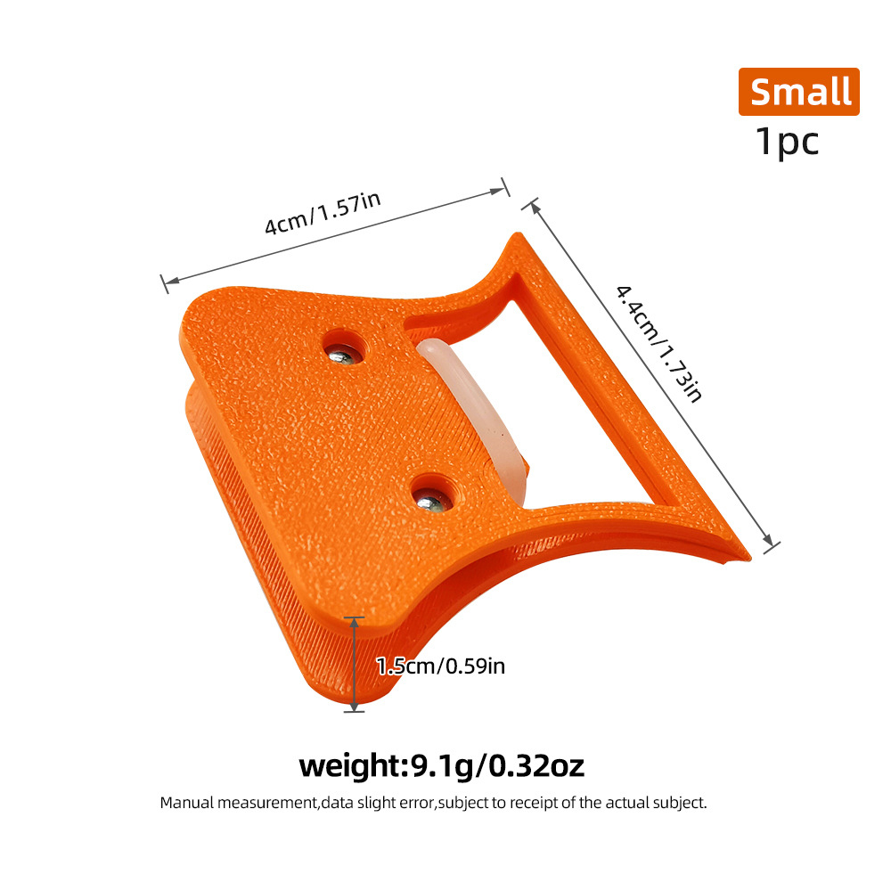 Feather Fold Block CDC Vliegbindset Feather Clip Hackle Holding Tools Vliegvissen Bender Clips Holding Tools Fishing Pesca Gear: Rood