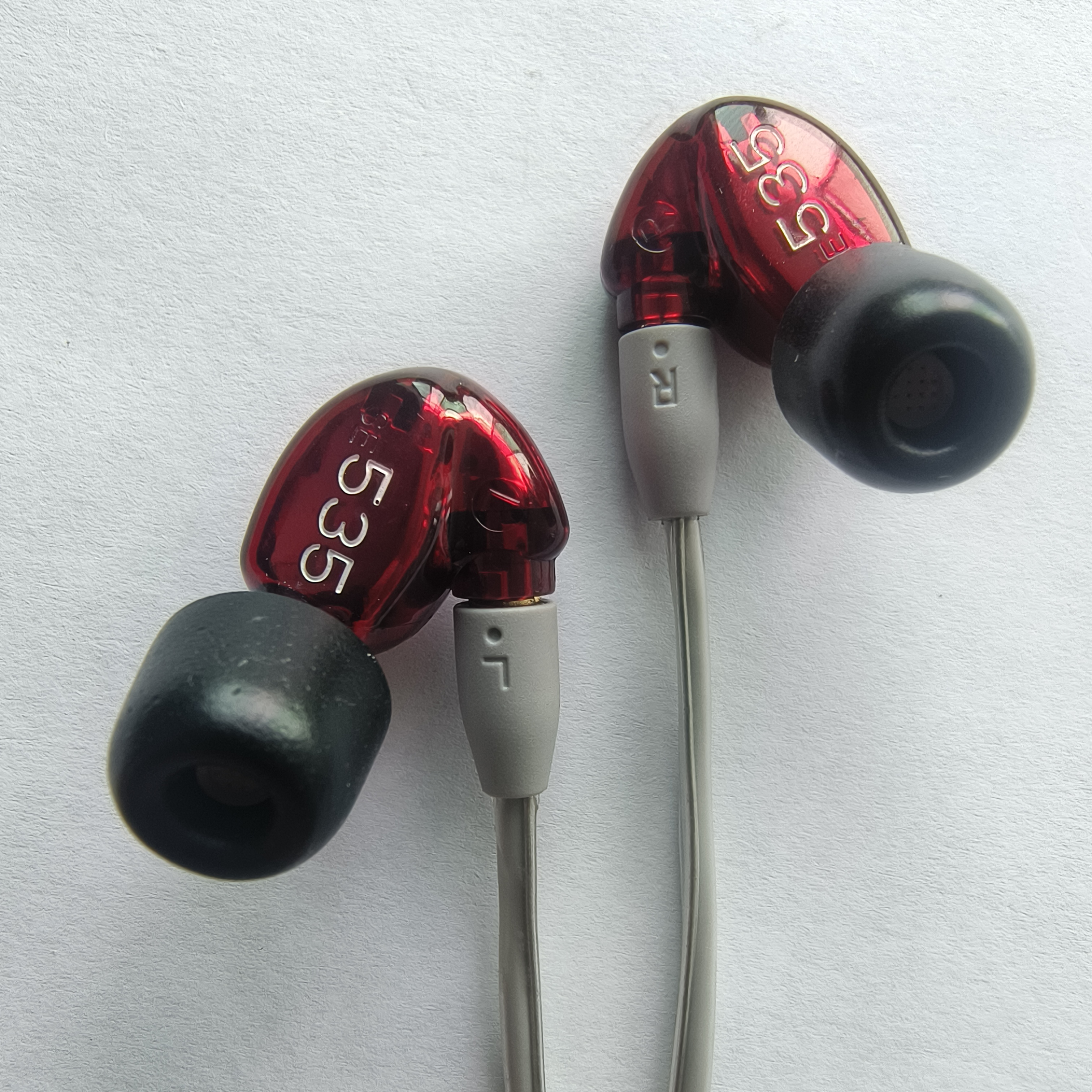 Headsets SE535 Afneembare oortelefoon Hi-fi stereo Headset SE 535 In-ear oortelefoons Aparte kabel met doos VS SE215