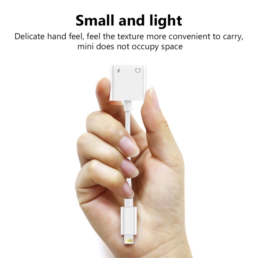 2 in 1 Audio- Adapter Ladung kopfhörer kabel für iPhone 12 13 Profi max xxs Aux Jack Headset Beleuchtung 3,5mm zum Kopfhörer Splitter