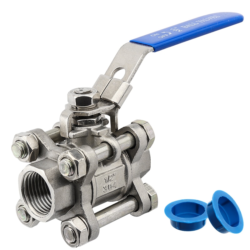 1/2'' Weldless Kettle Ball Valve,Stainless Steel 304 Weldless Compact Ball Valve for Kettle with NPT Thread Homebrew Accessories