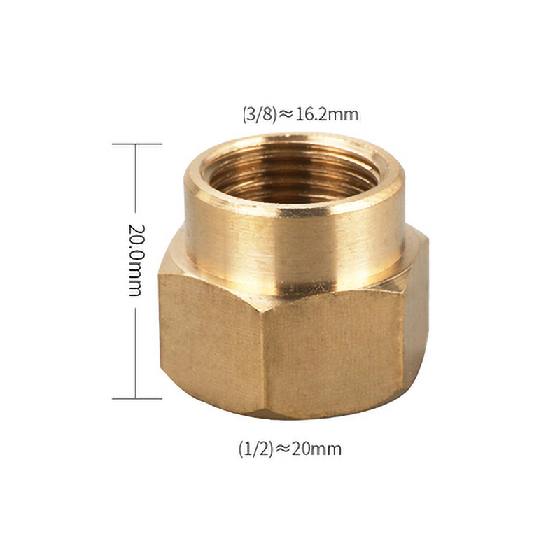 Brass Pipe Fitting Copper Hose Hex Coupling Coupler Fast Connetor Female Thread 1/8&quot; 1/4&quot; 3/8&quot; 1/2&quot; 3/4&quot; BSP For Water Fuel Gas: 03-04