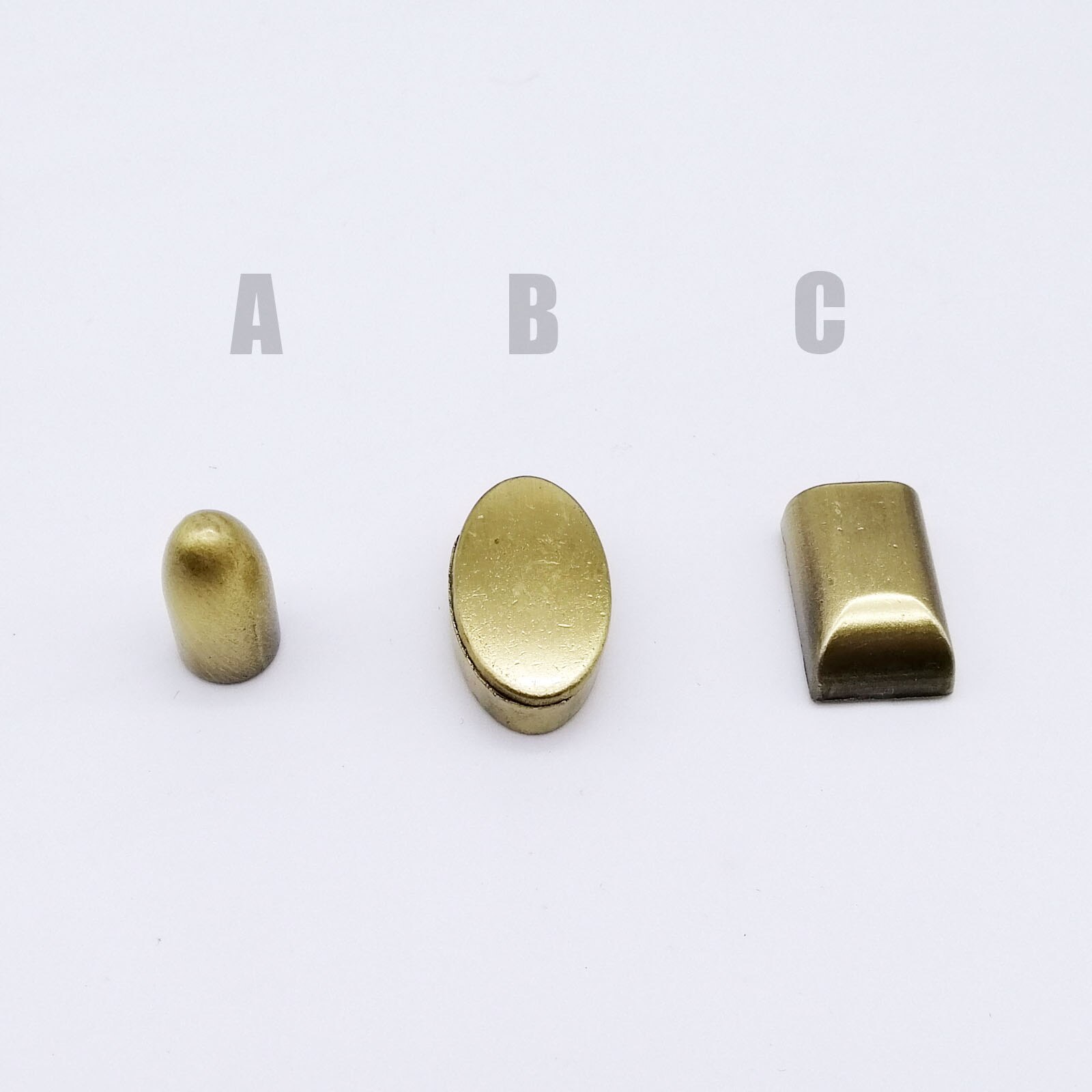 5pcs Metal Open Closed End Zipper Stopper Zip Stop Lock Tail Plug for Leather Bag Handbag Purse Garment Coat Repair With Screw: Antique brass / type A