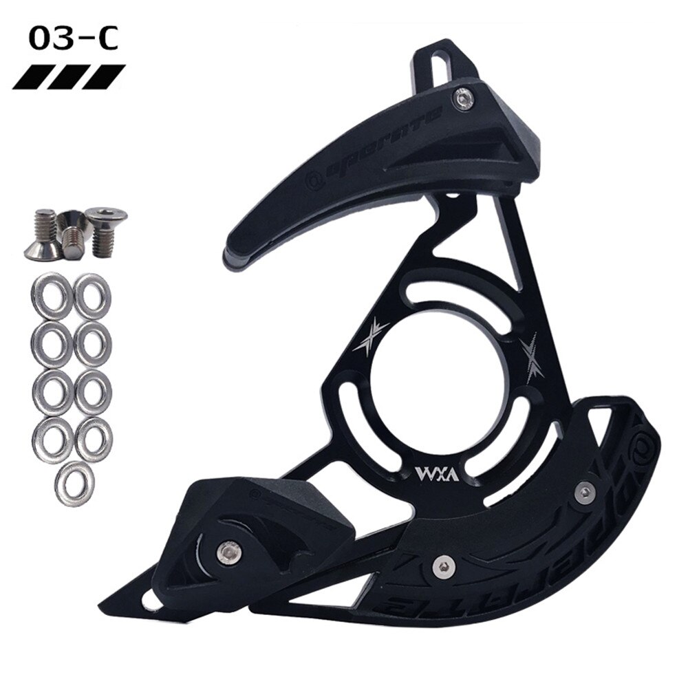 VXM MTB Bike Chain Guide System DH downhill bike chain guide Chain Catcher bike part bicycle chain protector bicycle Parts: ISCG 03C Black
