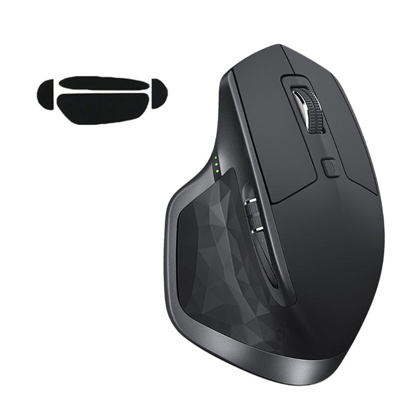 Patins adhésifs pour souris Logitech MX Master 2S et 3, accessoire de rechange autocollant pour meilleure glisse, bords courbés, 2 kits,