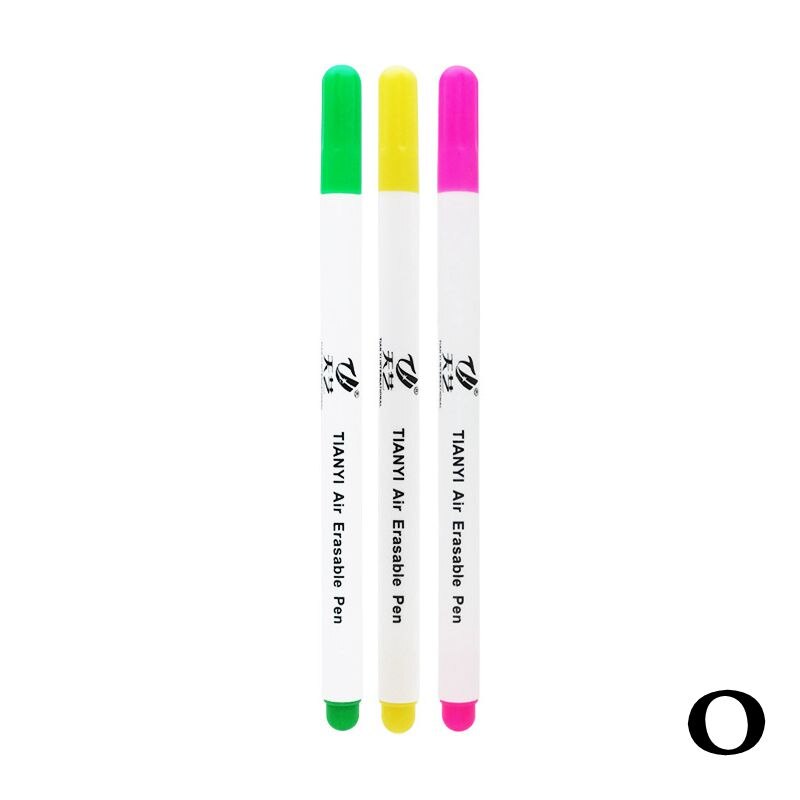 3/6PCS White Water Soluble Marker Pen Fabric Marking 6Water Erasable Marking Pen for Leather Marking Clothing Graffiti DIY: SKY BLUE