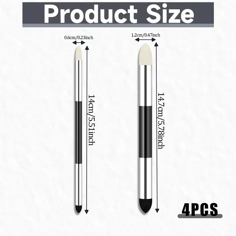 4 Stuks Mengen Spons Pen Gekneed Gum Tekengereedschappen Potlood Gummen Blending Stomp Art Blenders Schets Gereedschap