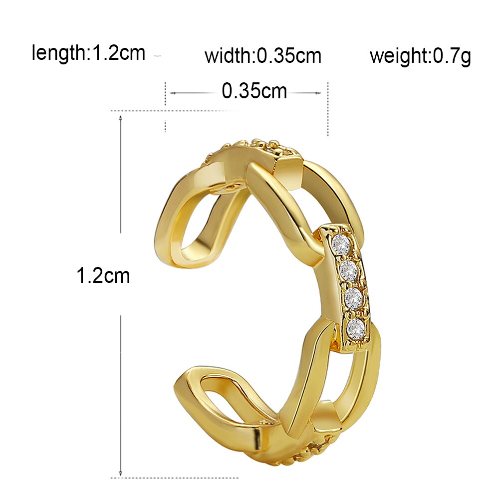 Gold Ear Cuff Cross Clip Earrings For Women Geometric C Shape Micro Pave Zircon Earrings Without Piercing Earcuff