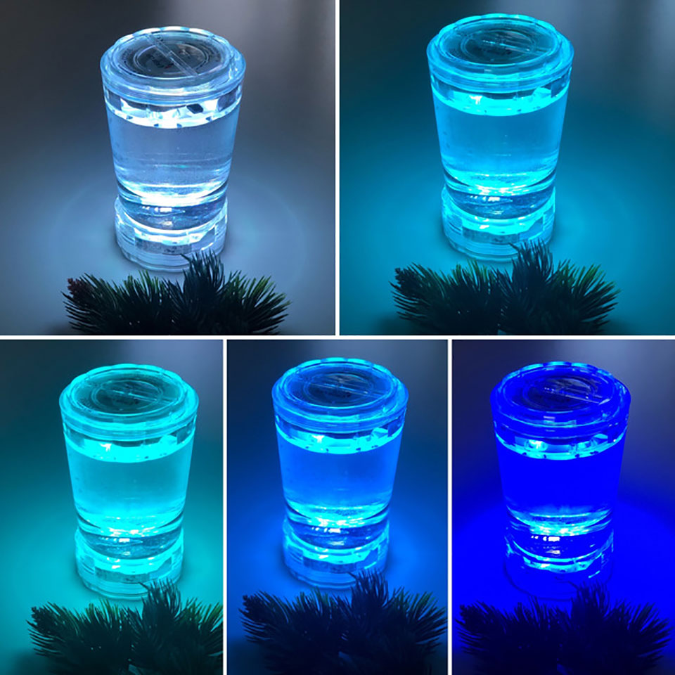 Unterwasser Licht Wasserdicht Batterie Betrieben 10LED Multi Farbe Tauch LED Lampe für Aquarium Schwimmbad Hochzeit Party
