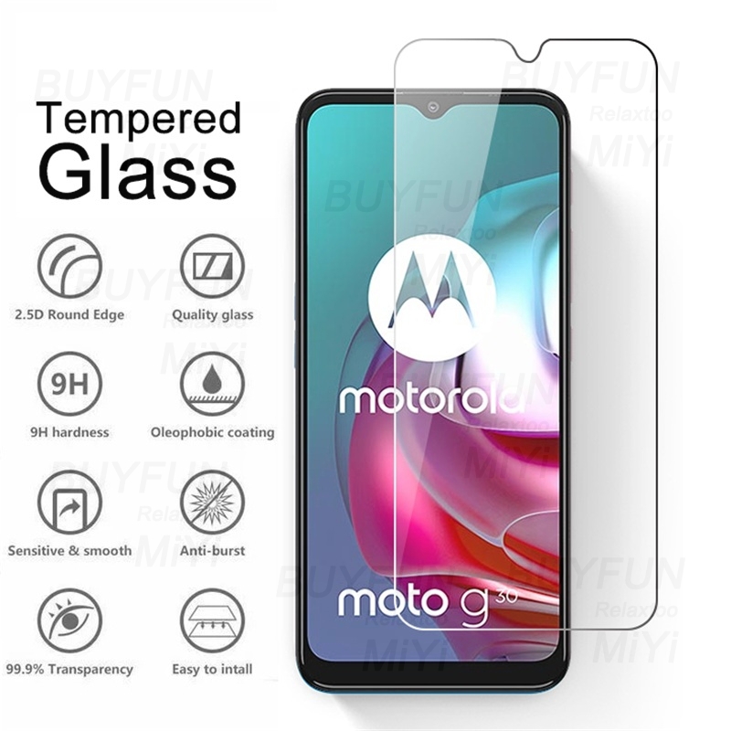 2 st härdat glas för motorola moto  g30 g20 g10 glas 9h skärmskydd för moto  g 30 20 10 30g 20g 10g telefonskyddsfilm