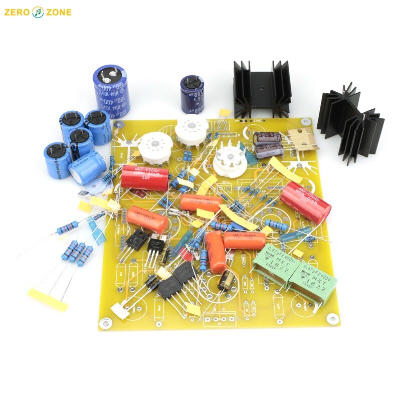 Zerozone PRT07B Tube Voorversterker Afgewerkt Boord Koorts Gal Base Op Marantz 7 (M7) Circuit