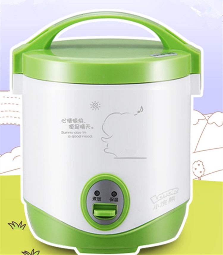 200 w power 1.0L capaciteit AC220-240V mini rijstkoker lunchbox geschikt voor 1-2 mensen Stoofpot pot