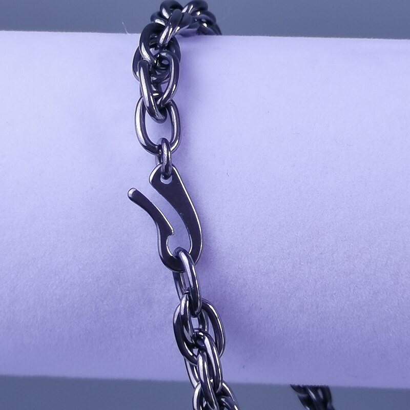 Made Out of Titanium (TA1/Gr1) Chain Necklace Handmade 7 MM Twist Chain