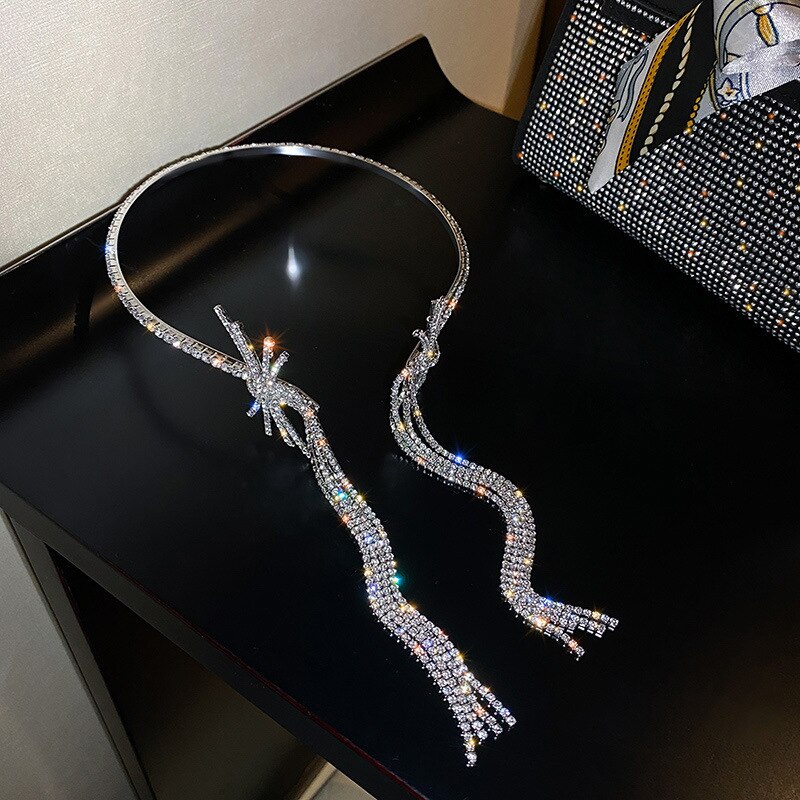 Tofs strass hårband kvinnor hår band band pannband bezel flickor håraccessoarer huvudbonad bankett