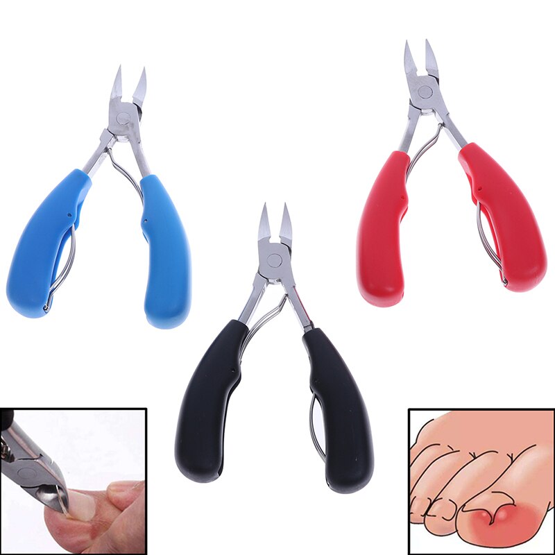 Stainless Steel Toe Nail Clippers Nail Correction Thick Nails Ingrown Toenails Nippers Cutters Dead Skin Dirt Remover Pedicure