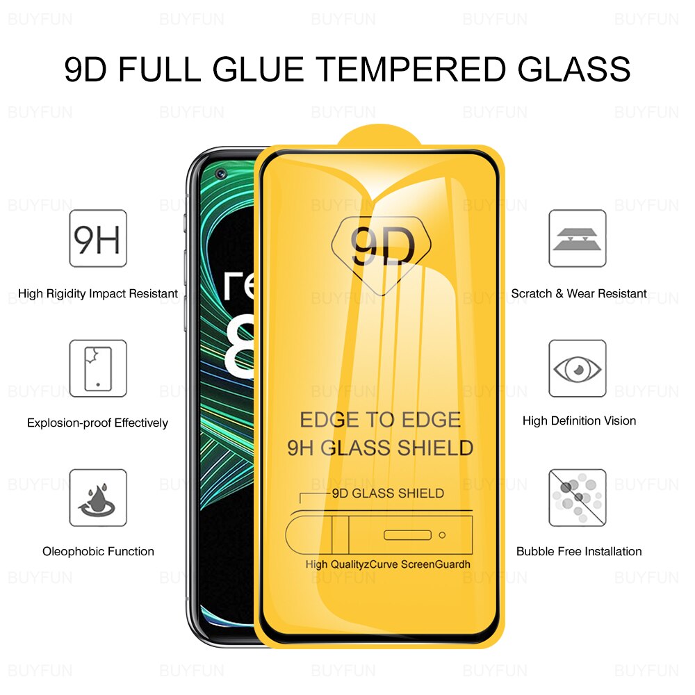 9D Beschermende Glas Voor Realme 8 5G 6.5 &#39;&#39;RMX3241 6in1 Screen Protectors Voor Oppo Realme 8 Realmy 8 pro 8pro Gepantserde Film Cover