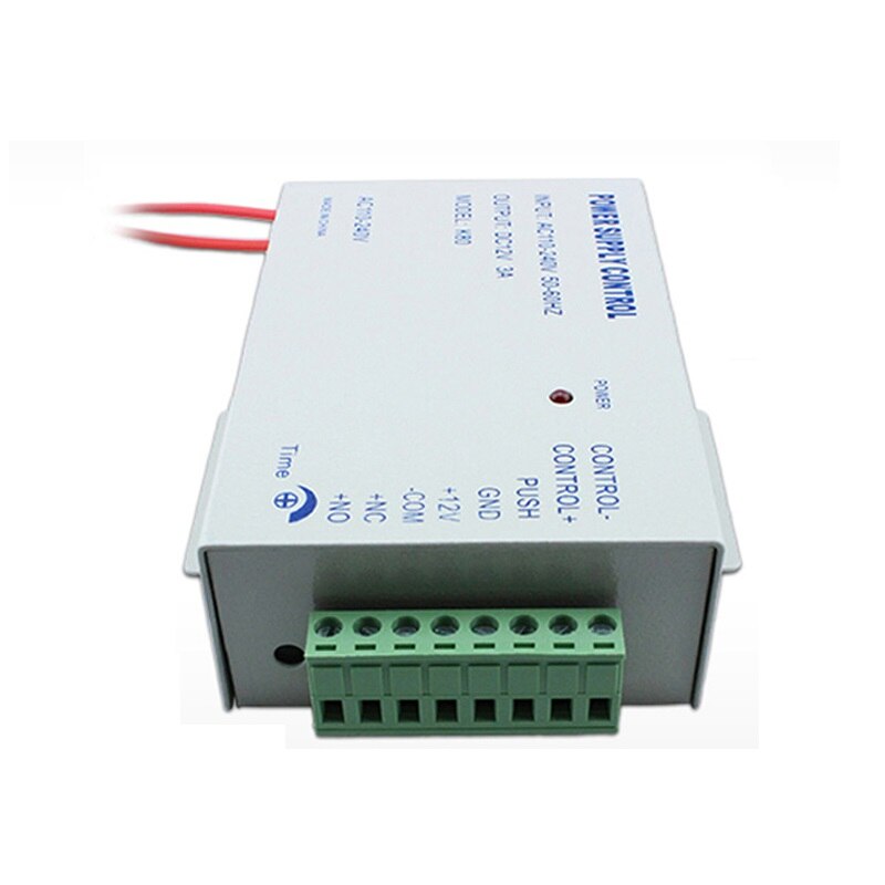 Dc12v 3a speciel strømforsyning uden no / nc relæudgang til elektrisk kontroldør adgangskontrolsystem
