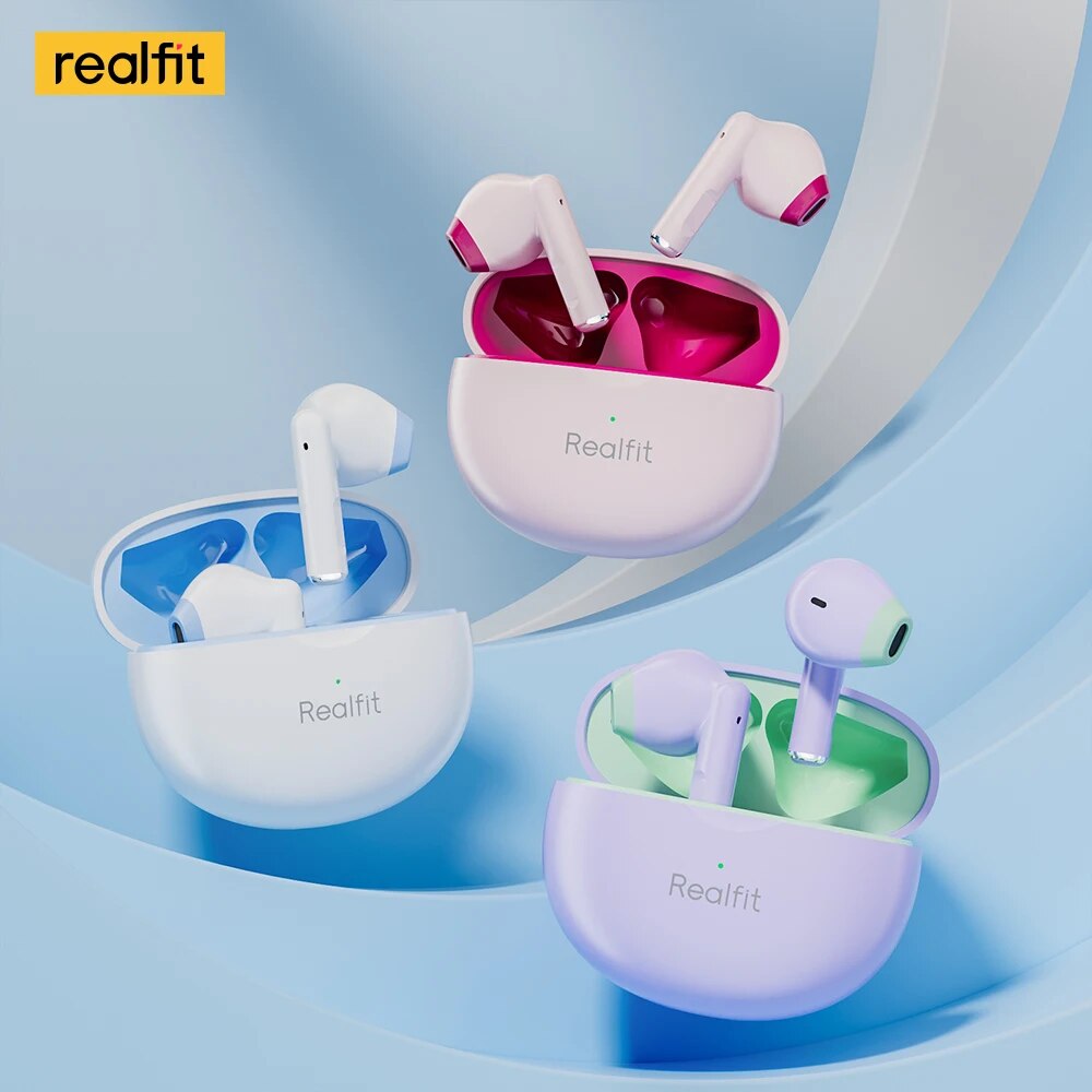 Realfit F2 Bluetooth Earphone Excellent HIFI TWS Wireless Earbuds for realme xiaomi