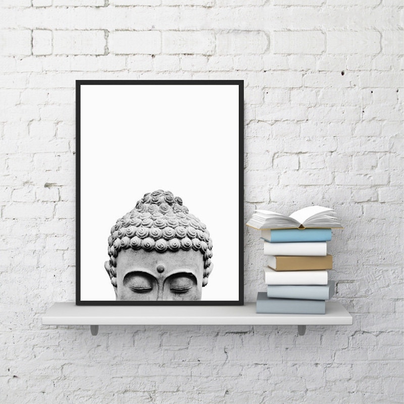 Happyyami Decoratieve Boeddhabeeld Voor Aquarium Zen Ornament Voor