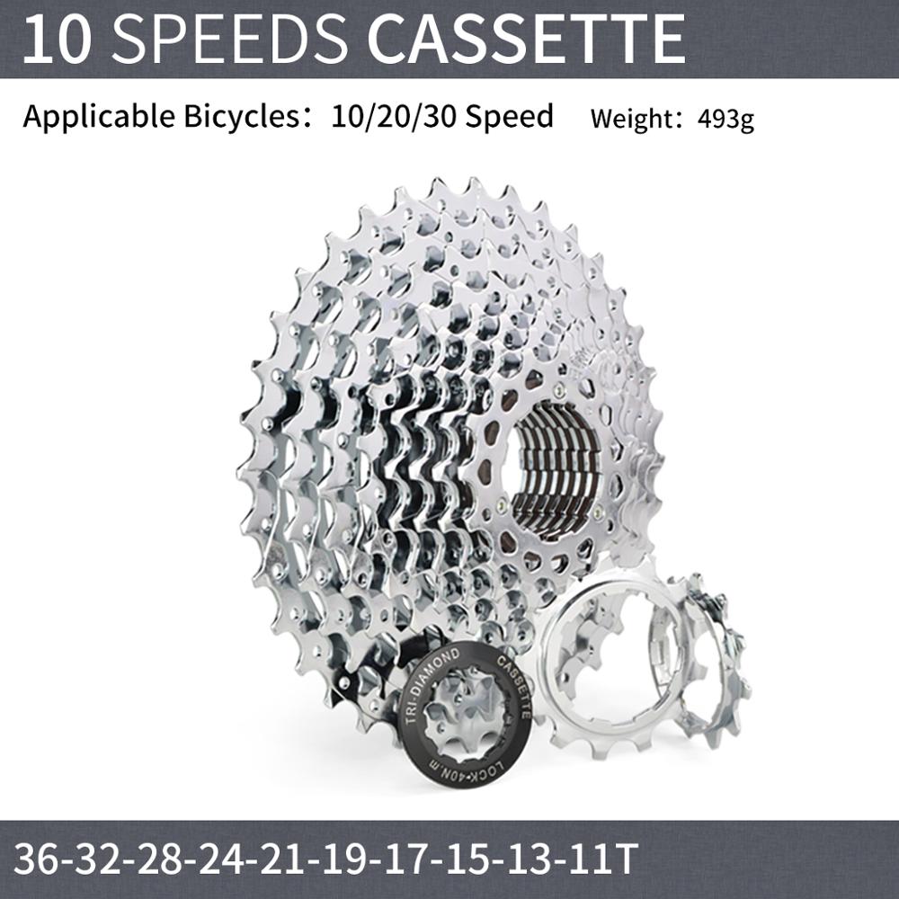 Jshou fietscassette 11v 7 8 9 10 speed fiets tandwiel onderdelen accessoires 11t 28t 32t 38t voor mountainbike racefiets mtb: Ct 10s 11t to 36t