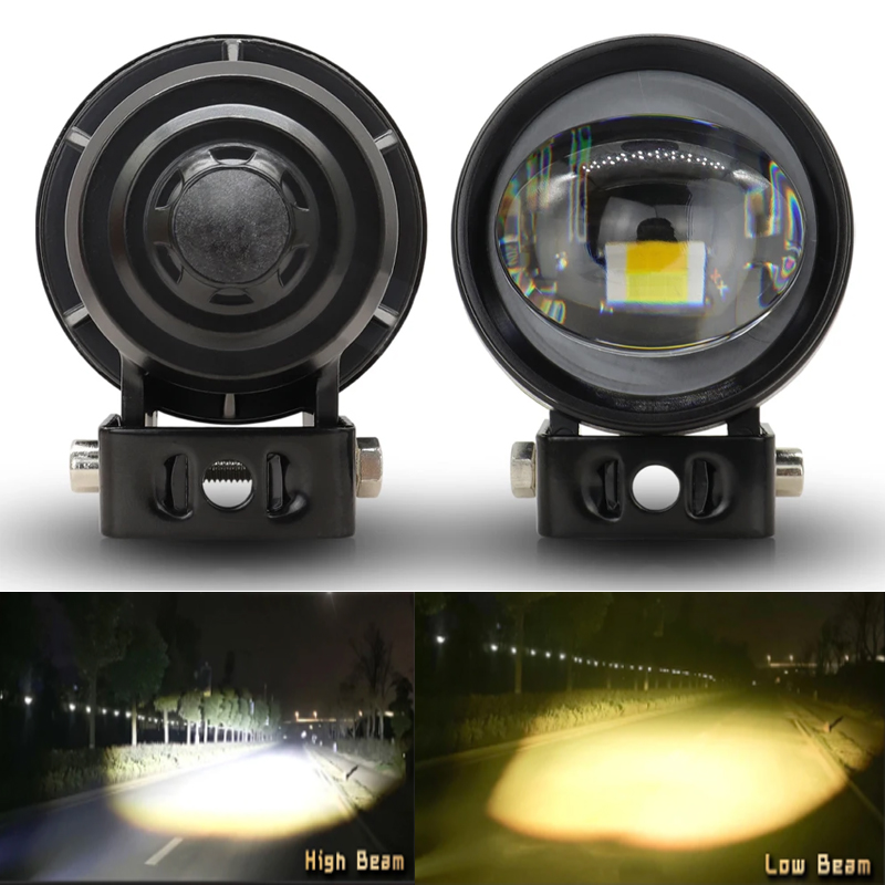 Lens Led Lights Motorcycle Headlight Auxiliary Spo... – Grandado
