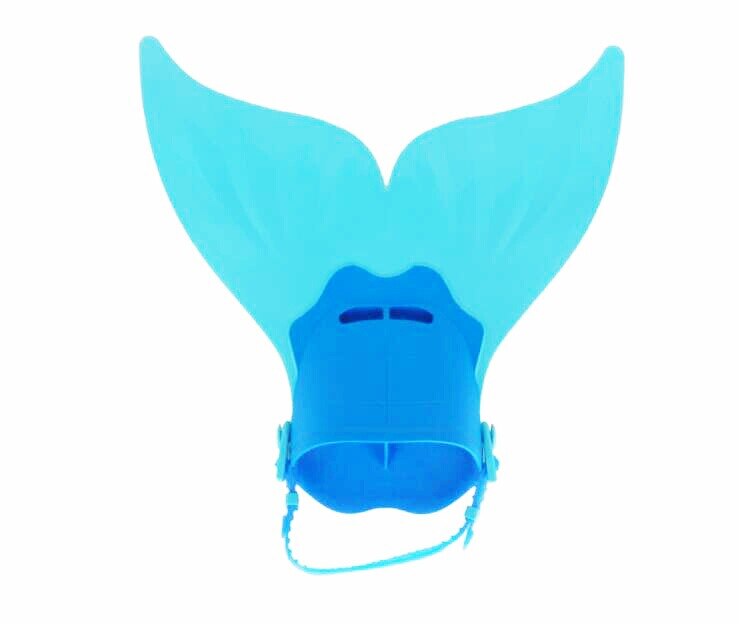 Mermaid Fins Monolithic Whale Tail Children's One-piece Fins Children's Fins Snorkeling Swimming Training Diving Supplies